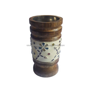 กระถางธูปหอมไม้ระดับพรีเมี่ยมทำขึ้นอย่างสวยงามสำหรับการทำสมาธิกลิ่นหอมในบ้านและน้ำมันหอมระเหยที่ผ่อนคลาย - Product Image 5