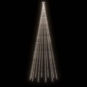 Árbol de Navidad Blanco Frío con 732 LED y Base de Estaca de 196.9 Pulgadas, Categoría de Producto: Árboles de Navidad - Product Image 4