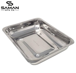 Plateau de stérilisation en acier inoxydable réutilisable pour instruments médicaux et chirurgicaux, destiné aux hôpitaux et cliniques, pour la stérilisation en autoclave - Product Image 4