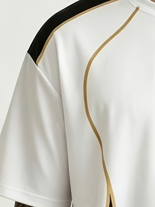 Camiseta Personalizada de Corte Regular para Hombre, Estilo Urbano, Diseño de Panel Frontal Raglán, Premium, 100% Poliéster Transpirable, 320g, Manga Corta, OEM - Product Image 4
