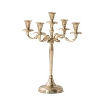 Candélabre traditionnel en métal fait main, centre de table pour Noël et mariage, support décoratif classique, élément de décoration élégant pour la maison