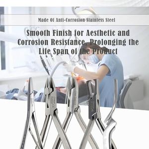 Juego de 5 Pinzas Ortodónticas Manuales Altomme Instruments para Remover Brackets, Aderer de 3 Puntas, Pico de Pájaro, Ligadura Mathieu - Product Image 2