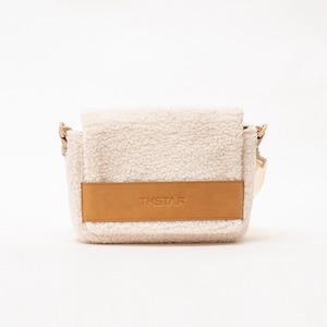 <b>White</b> Sherpa messenger <b>bag</b> daily commuting shoulder <b>bag</b> soft <b>bag</b> versatile design <b>bag</b> casual <b>bag</b> - Product Image 1