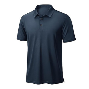 Camiseta Clásica de Algodón para Hombre, Suave y Transpirable, Manga Corta, Estilo Casual, Atuendo Elegante para Verano - Product Image 1