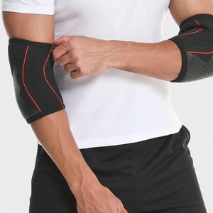 Manchons de coude en néoprène élastique personnalisés avec logo, respirants, épaisseur 5 mm, 7 mm, 9 mm, protection des genoux pour la musculation, la sécurité en fitness - Product Image 4
