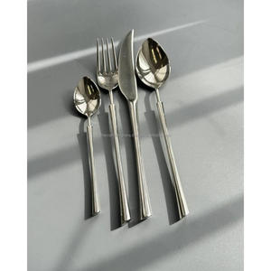 Juego de Cubiertos con Acabado Espejo, Aptos para Alimentos, Ecológicos, Hechos a Mano, Accesorios para Mesa de Comedor, Juegos de Cubiertos con Logotipo - Product Image 4