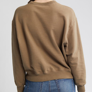 Sudaderas Personalizadas para Mujer, 100% Algodón, Invierno, Tejidas, con Logotipo Bordado en la Parte Delantera y Trasera, Sudaderas con Capucha 2026 - Product Image 3