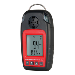 Detector de sulfuro de hidrógeno digital portátil Monitor H2S 0 ~ 100ppm Sensor electroquímico H2S con retroiluminación de pantalla LCD - Product Image 1