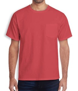 Camiseta Deportiva de Gimnasio para Hombre, de Tela Terry Estampada, con Bolsillo, Corte Holgado, Talla Grande, Transpirable, Cuello Redondo - Product Image 3