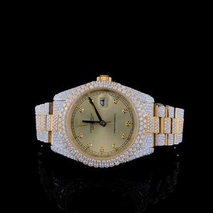 Hip Hop Automatic Moissanite Fully loaded <b>Watch</b> Luxury <b>Watch</b> Mens Wrist <b>Watch</b> for Mens Fashion Jewelry - Product Image 1