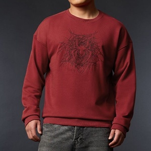 Sudadera de Felpa Francesa para Hombre, 280 GSM, Hombros Caídos, Cuello Redondo, Bordado, Oversize, Personalizada, Fabricante de Ropa de Felpa - Product Image 6