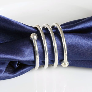 Classic Metal Napkin <b>Rings</b> 4.5cm Durable Design Wedding Table Decoration - Product Image 3