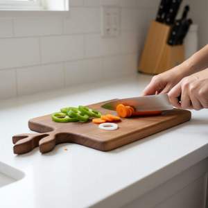 Planche à fromage rectangulaire en résine faite à la main avec motif océan bleu, épaisseur 1,3 cm, non toxique et compatible lave-vaisselle - Product Image 3