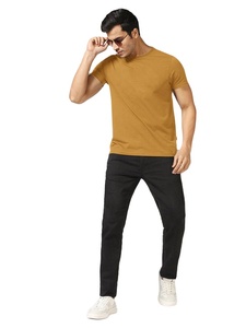 T-shirt d'été pour homme à col rond, séchage rapide, 100% coton, coupe ample, décontracté, manches courtes, haute qualité, personnalisable - Product Image 5