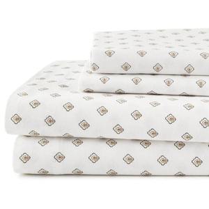 Ensemble de draps de lit en lin 100% biologique, tissé, de haute qualité, écologique, 300TC, imprimé, avec logo personnalisé, étiquette privée, design unique et moderne - Product Image 5