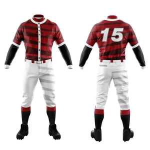 Uniforme de Béisbol y Sóftbol Personalizado, Talla Grande, de Alta Calidad, Impresión Digital, Malla Transpirable de Poliéster, Ropa Deportiva, Uniformes de Equipo - Product Image 1
