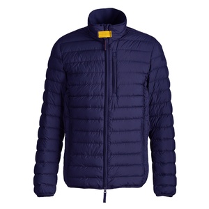 Custom Logo Men's Winter Jackets <b>Warm</b> Bubble Puffer Outerwear with Solid Canvas Long Casual Style for Outdoor Use - Product Image 1