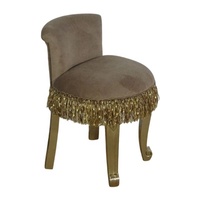 Tabouret de toilette antique avec miroir, ensembles de coiffeuse en bois peint en acajou, ensembles de commodes en bois pour meubles de style européen