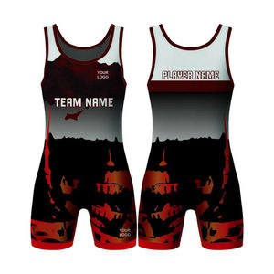 Venta al por Mayor de Singletes de Lucha Personalizados para Hombre, Cómodos, Elásticos, Ligeros, Transpirables, de Poliéster, Duraderos y de Secado Rápido - Product Image 4