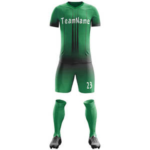 Tenue de football et de soccer sur mesure en tissu tricoté de dernière génération, uniforme original de haute qualité à séchage rapide pour hommes, vêtements de club de soccer - Product Image 5