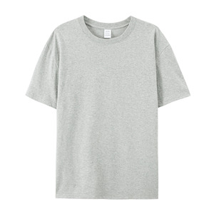 Camiseta de Manga Corta Beige para Hombre, Cuello Redondo, Corte Regular, Color Sólido, Tejido de Punto, Estilo Casual, Diseño Sencillo, para Gimnasio - Product Image 3