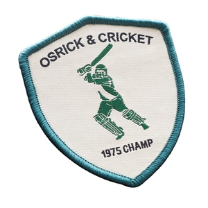 Custom Die Cut Woven Patches and Blank Woven Velcro Patch with Woven Badges Patches <b>Jacket</b> Custom Label and Welded Edge - Product Image 1