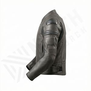 Veste de moto en cuir véritable pour homme de qualité supérieure, nouvelle arrivée, vestes de moto d'hiver, protections amovibles, personnalisables - Product Image 3