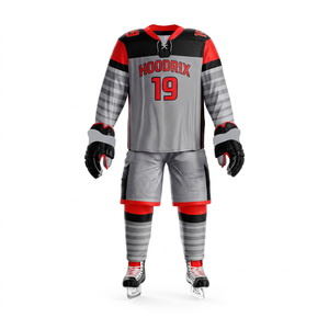 Uniforme de Hockey sobre Hielo Personalizado, Sublimado, Transpirable, Elástico, Reversible, para Práctica, Conjunto para Adultos, Directo de Fábrica - Product Image 2