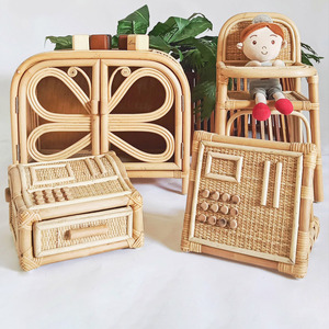 Caja registradora de juguete de imitación de ratán para bebés y niños pequeños, juguetes de simulación al por mayor para niños. - Product Image 3