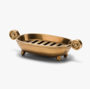 New Arrival Golden Brass Soap Holder handcrafted Hammered Polished Soap Rack For <b>Bathroom</b> & <b>Kitchen</b> Accessories - Product Image 6