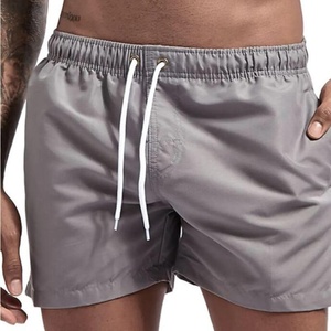 OEM Muscle Men's Solid Color Running Shorts Single-<b>layer</b> Quick Drying Plain Dyed 100% Nylon Canvas Fabric Elastic Waist Casual - Product Image 6
