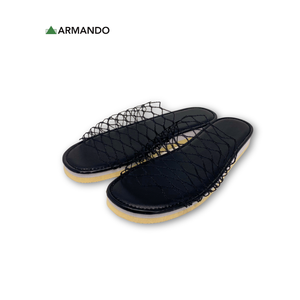 Pantuflas de malla tradicionales en stock, con etiqueta privada, logotipo personalizado, ligeras, para interiores, proveedor mayorista - Product Image 5