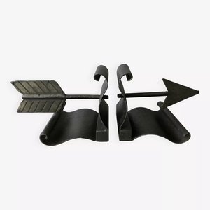 Lot de 2 serre-livres en aluminium doré, statue d'oiseau moderne, décoration créative pour la maison, le bureau, le salon, à prix réduit - Product Image 3