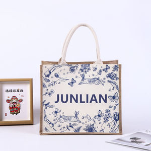 Handmade Natural Jute Messenger Bag with Strong Stitching <b>Adjustable</b> Strap Crossbody Shoulder Bag for Men and Women - Product Image 1