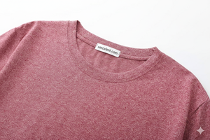 เสื้อยืดคอตตอน 100% ยูนิเซ็กซ์ รุ่นวินเทจ ปี 2026 ขายส่ง สำหรับผ้าถักคุณภาพสูง รับสกรีนโลโก้ตามสั่ง แขนสั้น - Product Image 2