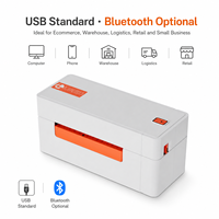 Impresora de Etiquetas Térmicas A81 4x6, 203DPI, 150mm/s, USB, Bluetooth, Impresora de Códigos de Barras para Almacenes de Comercio Electrónico