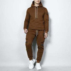 HighQuality ODM OEM Customized Plus Size Men Tracksuit Set Private Label Hoodie Sweatshirt And <b>Pants</b> Embroidery Print Logo - Product Image 3