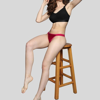 String en coton bio sans couture pour femme, sexy, prix abordable, sous-vêtements, culotte, string en coton