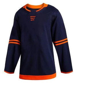 Maillot de hockey sur glace en maille 100 % polyester, doux, respirant, confortable, imprimé numériquement, pour adultes, avec logo personnalisé - Product Image 4