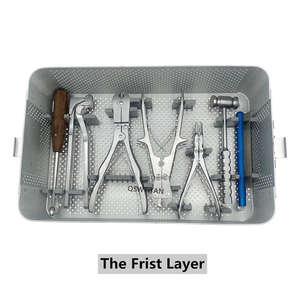 Juego de Instrumentos para Placas de Bloqueo Ortopédicas, Kit de Cirugía de Fracturas para Animales Pequeños, Sistema TPLO, Juego de Instrumentos Veterinarios de Dentavex - Product Image 3