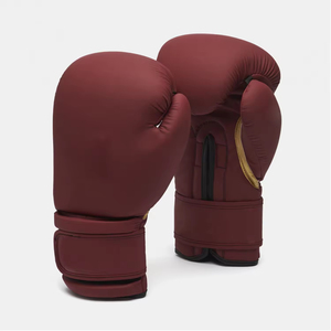 Guantes de Boxeo de Cuero con Diseño Personalizado de Logotipo, para Entrenamiento al Aire Libre, de Alta Calidad, Antideslizantes, de Dedo Completo, Unisex, con Cierre de Gancho y Bucle - Product Image 1