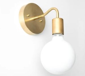Wall Lamp Mid Century Modern <b>Sconce</b>, Metal and Brass Wall Lamp, Indoor <b>Light</b> Fixture Home Decor <b>Light</b> - Product Image 2