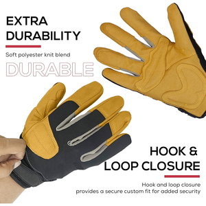 Wholesale Prices Leather Mechanic <b>Gloves</b> Custom Design Cold & Heat Resistant Anti-Slip Durable Factory Direct Sale - Product Image 3