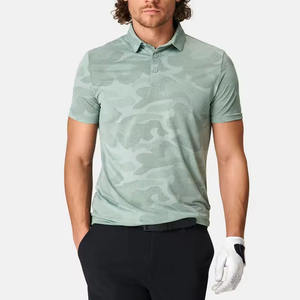 Polo de Golf Personalizado para Hombre con Estampado Completo y Logotipo, Polo de Golf de Secado Rápido de Poliéster y Elastano, Polo Sublimado de Corte Ajustado - Product Image 4