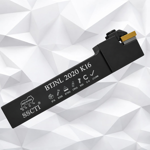 BTJNR 2020 K16 External CNC Turning <b>Tool</b> <b>Holder</b> TNMG 1604 Insert 20x20mm Lathe <b>Tool</b> Alloy Steel Precision CNC OEM BLACK Coated - Product Image 1