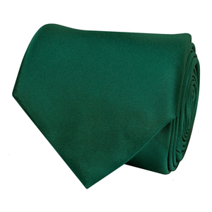 เนคไทผ้าซาตินไมโครไฟเบอร์ทอแบบแจ็คการ์ดสีพื้นเรียบสำหรับผู้ชาย ปรับแต่งได้  ผ้าโพลีเอสเตอร์  ขนาดยาวพิเศษ สีพื้น - Product Image 2