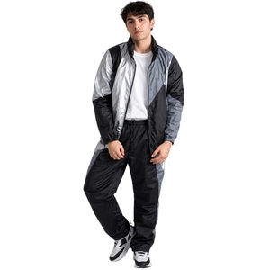 Survêtement en nylon premium pour homme, veste zippée confortable et pantalon assorti, léger, respirant, pour l'entraînement sportif et la remise en forme - Product Image 3