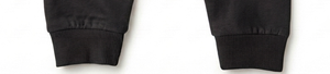 Shorts Bermuda Homme Noirs en Coton avec Cordon de Serrage, Couleur Unie sur le Devant, Décontractés, Taille Mi-Haute, Tricotés, Respirants, Séchage Rapide, Infroissables - Product Image 4