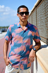 Camisas Hawaianas Florales Personalizadas al por Mayor para Hombre, Camisas de Playa Tropicales de Manga Corta con Botones para Verano - Product Image 4