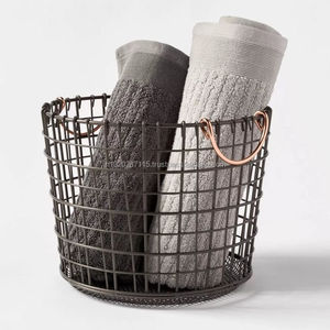 Wireframe iron fruit <b>basket</b> with retro vintage design, strong craftsmanship, and antique metal tones for <b>display</b> and storage - Product Image 4
